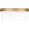 Quoizel Levine 2-Light Aged Brass Flush Mount QFL5590AB - alternate 3